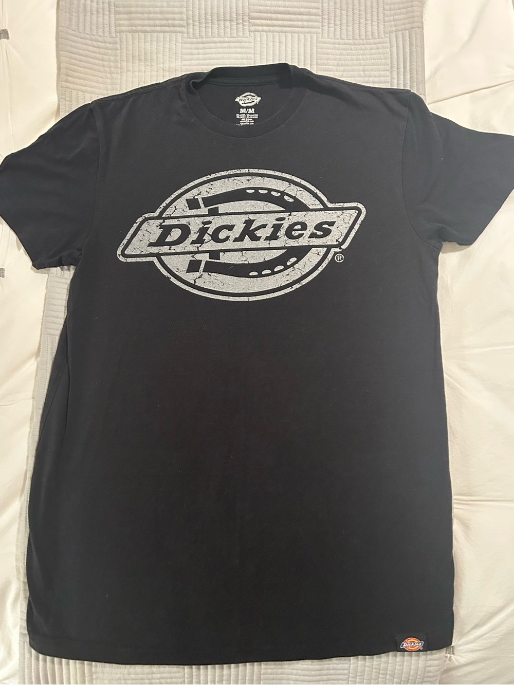 Men’s Dickies Black Short-Sleeve Logo Tee